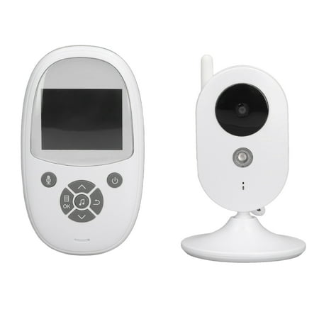 

esptrs Baby Security Camera Video Baby Monitor 2.4 Inch Video Baby Monitor Infrared Night Vision LED Indicator Monitoring Security Camera 100‑240V