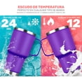 thumbnail image 3 of Termo de Acero Inoxidable Tipo Yeti 30 Oz NS Tech Aislamiento Doble Pared Morado, 3 of 5