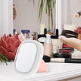 thumbnail image 4 of IFANLANDOR Espejo Compacto Con LED Recargable Para Maquillaje Color Rosa Portátil, 4 of 8