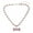 Pink, variant on Shisuyan Pet Dog Necklace White Metal Rhinestone 1Pack 11.40X0.98X0.39in