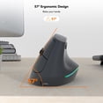 thumbnail image 4 of Mouse ergonómico vertical inalámbrico Bluetooth KYSONA DPI 4000, 4 of 6