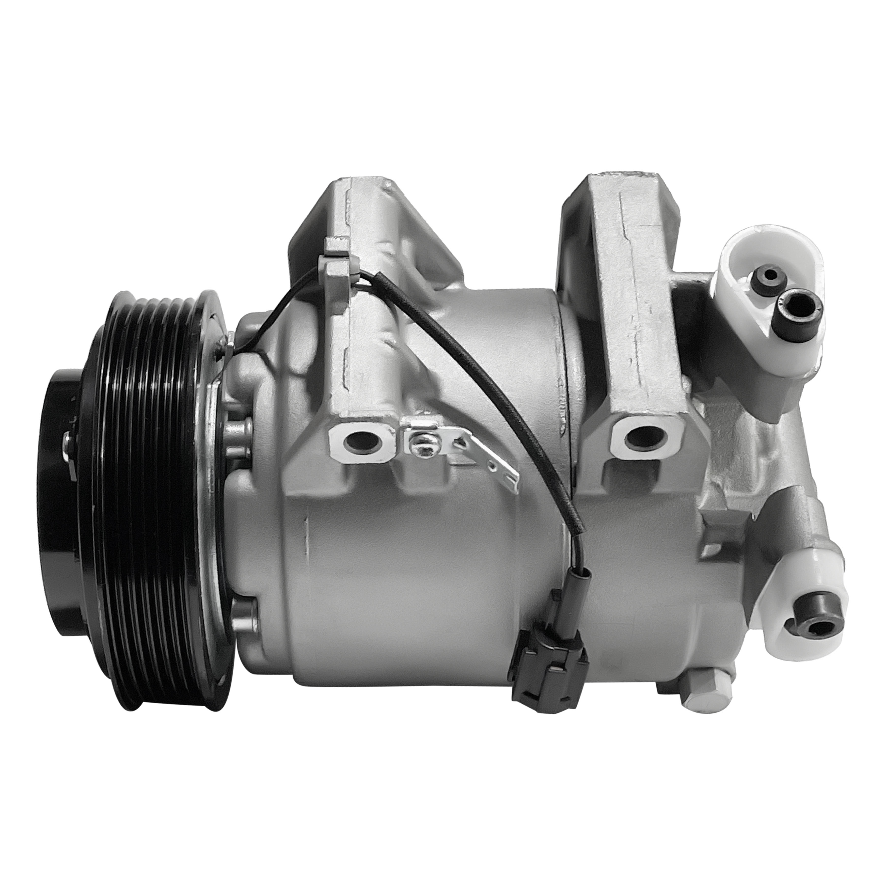 New AC Compressor With Clutch For Nissan Sentra 2002-2006 2.5L L4 – DKV14G, 6 Groove Pulley - View #2