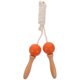 thumbnail image 3 of Wooden Handle Kids Jump Rope for Exercise with Supple Cotton Rope and Comfortable Grip, 3 of 5