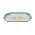 thumbnail image 3 of Better Homes and Gardens Bamboo Melamine Divided Floral Serving Tray, 3 of 5
