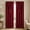 Burgundy, variant on Achim Allegra Window Curtain Panel with Attached Valance, Grey, 42" x 84"