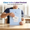 thumbnail image 5 of 11 Hole Expanding File Pockets for Binder, Expandable Binder Folder with Snap Button Closure, High Capacity PP File Bags for Letter A4 Size Documents, File Folder Organizer for studying essentials, 5 of 9