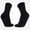 Black, variant on Babcutegg Mens Crew Athletic Socks Mid Calf Cotton Breathable Performance Outdoor Cycling Running Socks Black Size Free Size