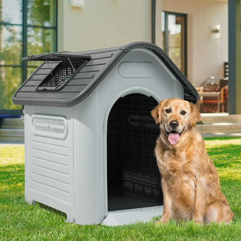 Indoor Dog House Mighty Plastic Dog Cat Kennel House Weatherproof