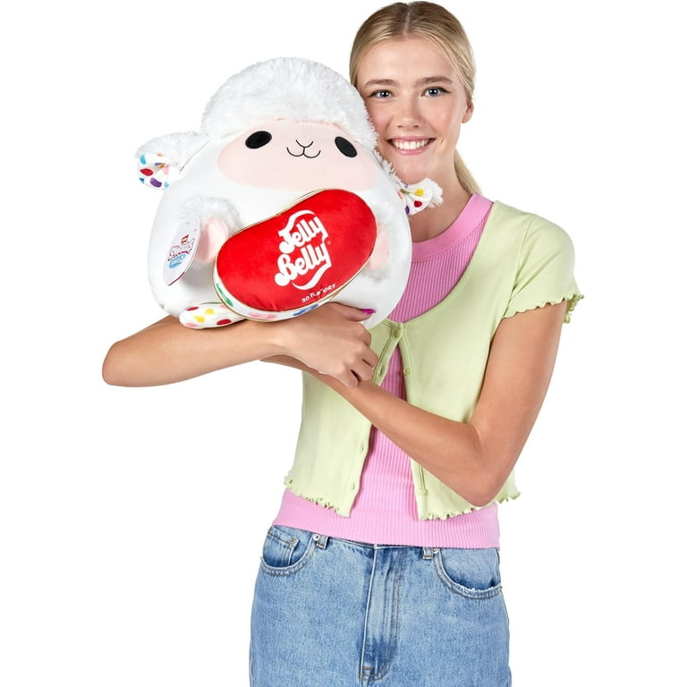 SNACKLES, Plush Lamb & Jelly Belly, 14 Inch, Ultra Soft Squeezable