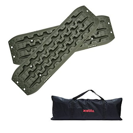 4wd Tires And Wheels - X-BULL New Recovery Traction Tracks Sand Mud Snow Track Tire Ladder 4WD (3Gen,Olive)