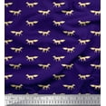 thumbnail image 2 of Soimoi Cotton Duck Fabric Fox Animal Decor Fabric Printed Yard 42 Inch Wide, 2 of 3