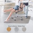 thumbnail image 3 of Office Chair Mat for Hardwood/Tile Floor, 36" x 48" PVC Desk Computer Chair Mat Carpet Floor Protector, Dark Grey, 3 of 7