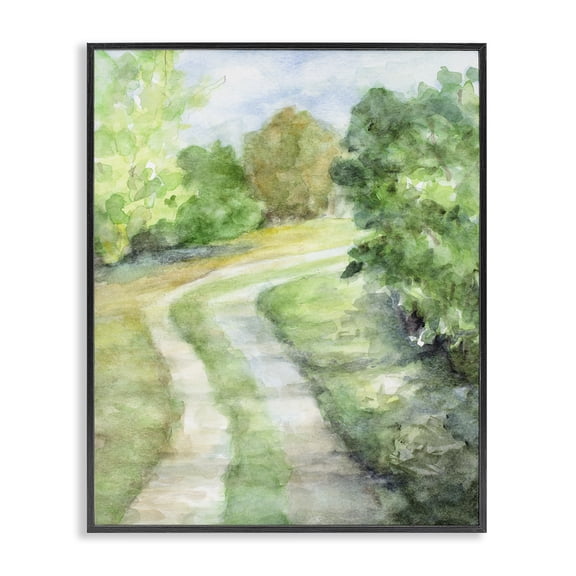 Stupell Industries Around The Bend Black Framed Giclee Art, design by Lanie Loreth