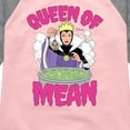 thumbnail image 3 of Disney Villains - Queen Of Mean - Toddler & Youth Girls Raglan Graphic T-Shirt, 3 of 5