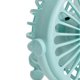 thumbnail image 4 of Ventilateur électrique pour poussette, réglable, 3 vitesses, oreilles pointues, mini ventilateur portatif à LED suspendu, trépied, bleu, 4 of 4