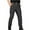 Black, variant on WREESH Men's Cargo Pants Elastic Waist Casual Multi-Pocket Sports Trousers Pants Black