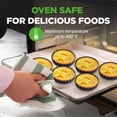 thumbnail image 4 of NutriChef Mini Tart Pans 10 Nonstick Molds With Removable Bottoms | 4 Inch Heavy Duty Steel Quiche Pans | Oven & Dishwasher Safe | Fluted Sides for Sweet & Savory Foods | Includes 200 Parchment Papers, 4 of 7