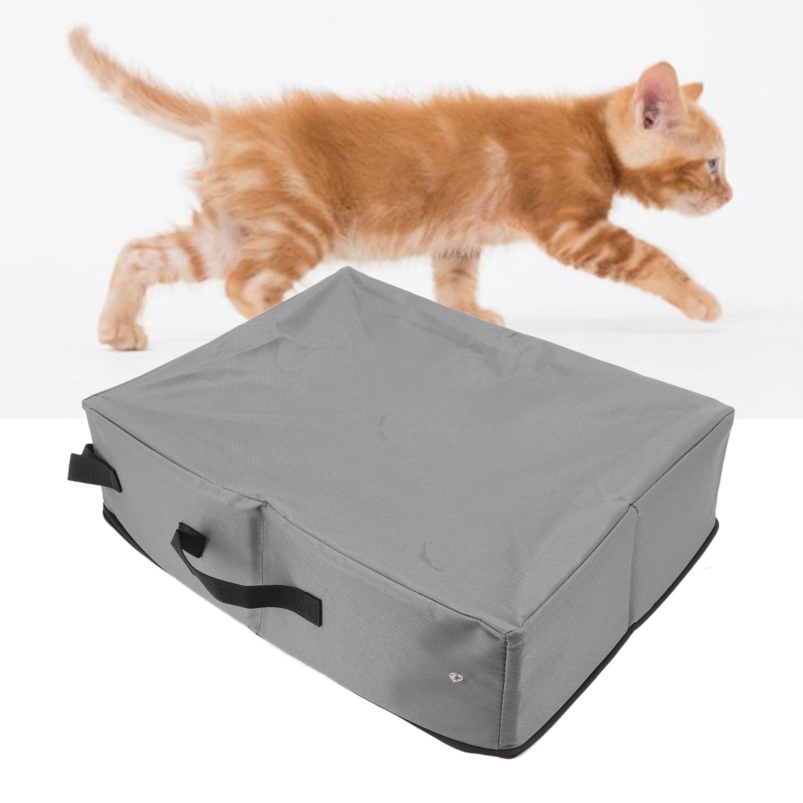 Portable Travel Litter Box, Waterproof Lining Travel Cat Litter