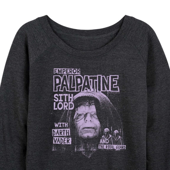 Star Wars - Palpatine - Women's French Terry Long Sleeve Pullover