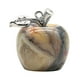 thumbnail image 2 of Mini collar de manzana con colgante de ópalo de piedra natural | Joyería artesanal de piedra de la suerte pulida para aliviar la ansiedad y la riqueza | Ligero, 16 x 20 mm, regalo para mujeres y hom, 2 of 2