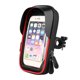 thumbnail image 1 of Ciclismo Soporte de pantalla táctil para teléfono de scooter de bicicleta Soporte para teléfono de motocicleta (Rojo), 1 of 8