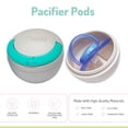 thumbnail image 3 of Melii Pacifier Pods - Grey & Blue - 2 pack - Age 0+, 3 of 5