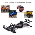 thumbnail image 2 of Remote  car chassis,Ii 90046 90047 Frame 1/10 Scx10 Crawler Car Diy Scx10 Ii 90046 90047 90047 Crawler Mewmewcat Hxber Buzhi Black no Tires, 2 of 6