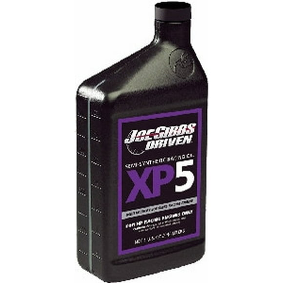Driven Racing Oil Joe Gibbs Oil 00906 XP5 Series; SAE 20W-50; Semi-Synthetic; 1 Quart Bottle; Single