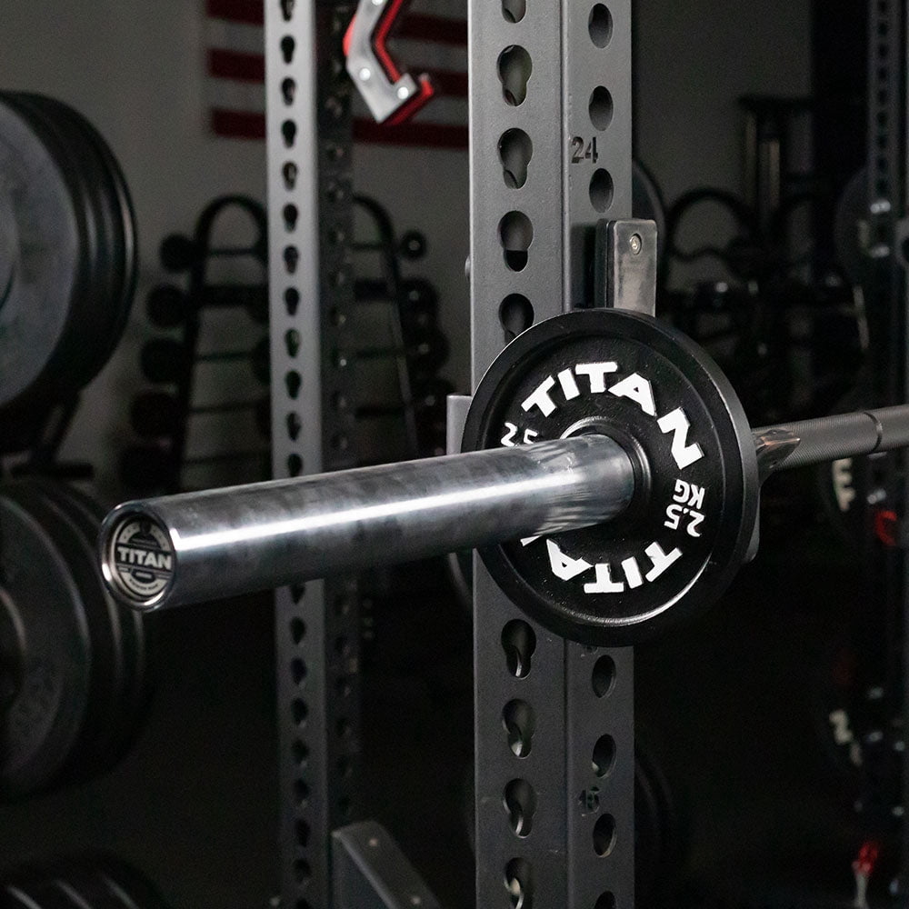 Titan Fitness 2.5 KG Olympic Calibrated Steel Powerlifting Plates, Machine Precision Steel Discs, Sold in Pair