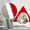 thumbnail image 2 of Moyic árbol de Navidad, cama para mascotas, bonita tienda de campaña y cálida, ligera, agradable a la piel, transpirable, casa nido Kits de decoración para fiestas Rojo Moyic HA044037-03, 2 of 6