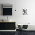 thumbnail image 2 of Stupell Industries Tiger Toilet Paper Bathroom Animals & Insects Painting Gallery Wrapped Canvas Print Wall Art, 2 of 5