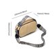 thumbnail image 5 of Bolso cruzado simple para mujer, bolso tejido de cuero PU para niñas (estilo dos), 5 of 8