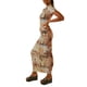 thumbnail image 4 of Txlixc Vestido de manga corta femenino elegante impresión de cuello redondo vestido de fiesta de verano Txlixc  moda, 4 of 10