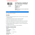 thumbnail image 2 of Front Brake Pad Set - Compatible with 1987 - 1988 Chevy V10 Suburban, 2 of 2