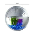 thumbnail image 2 of Wall Hanging Fish , Acrylic  Wall Mounted Fish Bowl Decorative Container For, 2 of 8