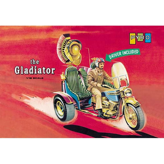The Gladiator - Driver Included Museum quality giclee print canvas wrap(20" x 30")