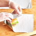 thumbnail image 5 of 50Pack Aluminum Foil Sheets,QZS Portable Food Wrapping Sheets for Burritos,12"x12" Sandwich Wrap Paper for Hot Dogs,Burgers, 5 of 6
