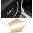 thumbnail image 1 of JM Cubierta de manija de puerta de 2 piezas (beige), compatible con cubiertas de manija de puerta del lado del conductor y del pasajero de la serie 3/4 de BMW (apto para BMW 320i, 328i, 330i, 335i F30/F31 y 428i, 435i F32/F36) JM, 1 of 5