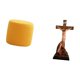 thumbnail image 5 of Escultura de Jesús, adorno decorativo, artesanía, estatua católica religiosa sagrada, reposapiés otomano redondo, taburete para dormitorio, mesa de of, 5 of 8