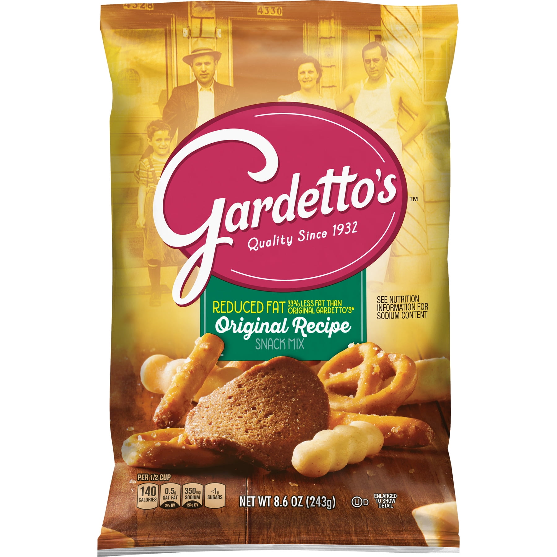 Gardetto's Snack Mix Reduced Fat Original Recipe, 8.6 oz