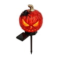 thumbnail image 5 of Kdkad Halloween Solar Lights Outdoor, Spooky Pumpkin Shaped Solor Garden Lights, Waterproof Lighted Halloween Decorations Outdoor for Porch Yard Pathway Lawn, Pumpkin Light for Halloween Party Supply, 5 of 8