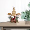 thumbnail image 3 of Porta decorativo de hierro forjado perfecl Candelabro de Navidad, 3 of 8