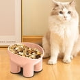 thumbnail image 4 of Elevated Tilted Pet Bowl, Ergonomic Raised Feeding Dish For Small Dogs And Cats, Non-Slip Tilted Food Water Bowl, Raised Design For Comfortable Eating Posture, 4 of 7