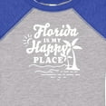 thumbnail image 4 of Inktastic Florida is My Happy Place with Palm Trees Boys or Girls Baby Bodysuit, 4 of 5