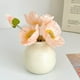 thumbnail image 1 of Xihbxyly Jarrón de Cerámica Escandinavo, Elegante Forma de Calabaza Invertida, Decoración Única para El Hogar, Ideal para Sala de Estar y Comedor, Multifuncional para Flores y Ramas Secas, Tamaño 7 X, 1 of 6
