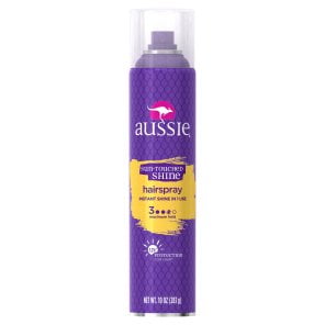 (2 Pack) Aussie Sun Touched Shine Aerosol Hairspray 10 (Best Sun Protection For Bleached Hair)
