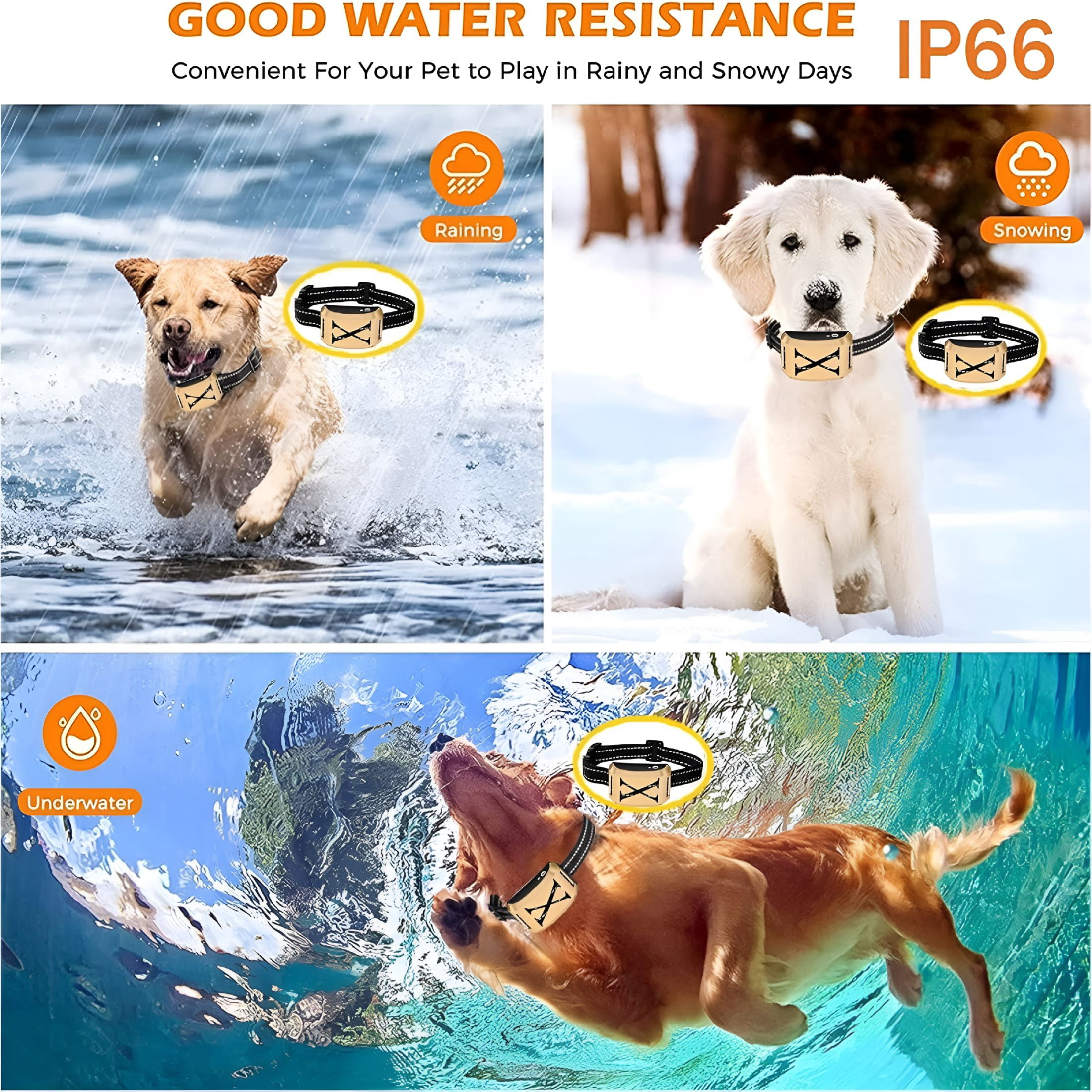 GJX Wireless Dog Fence,2026 Electric Fence for 2 Dogs Shocks Training Collar Remote 2-in-1,Wireless Pet Containment System with Adjustable Vibration & Shock Training Collar for All Dogs