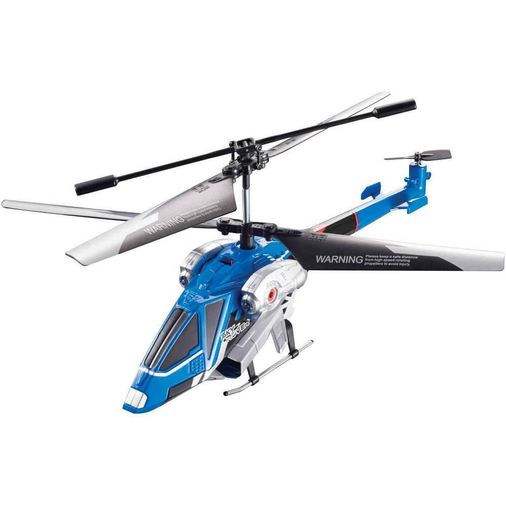 Navigator Auldey Sky Rover 3Channel RC Indoor Helicopter, Blue