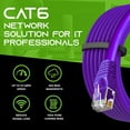 thumbnail image 2 of GearIT Pre-Terminated Cat 6 Ethernet Cables for Home & Office Network, Purple 3-ft 10 Pack, 2 of 8