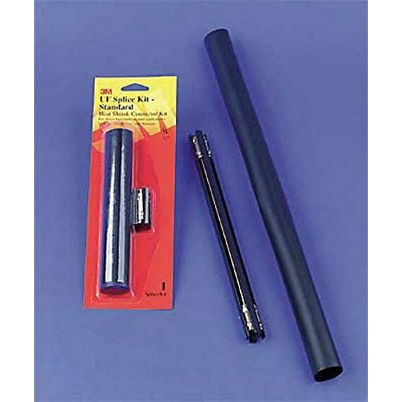 3M Splice Kit UF1 Standard, 1.8 in (45,7 mm) connector, 8.0 in (203,2 mm) heat shrink tube